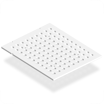1" Double-sided Peg board (board only) for Wonder.one tables